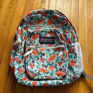 NWOT Jansport Flower Backpack